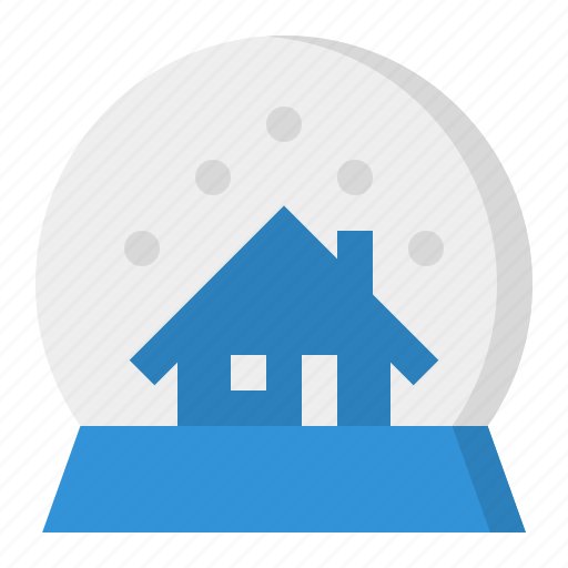 Decoration, house, snow, snowglobe, winter icon - Download on Iconfinder