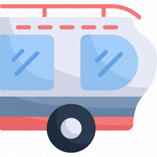 Caravan, vehicle, trailer, transportation, transport, travel, camping icon - Download on Iconfinder