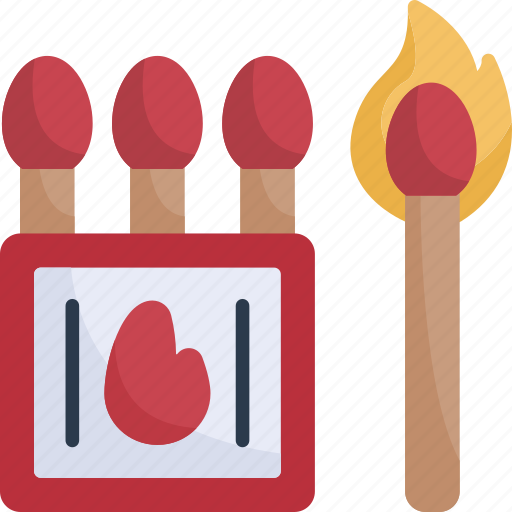 Outdoor, matchbox, holidays, flame, matches, match fire, travel icon - Download on Iconfinder
