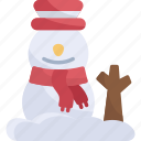 xmas, winter, hat, nature, snow, christmas, snowman