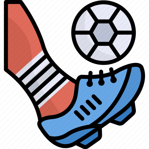 Football, soccer ball, sport, kick, player, ball, game icon - Download on Iconfinder