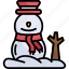 winter, xmas, snow, snowman, nature, hat, christmas 