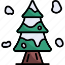 cold, tree, winter, christmas tree, snow, pine tree, nature