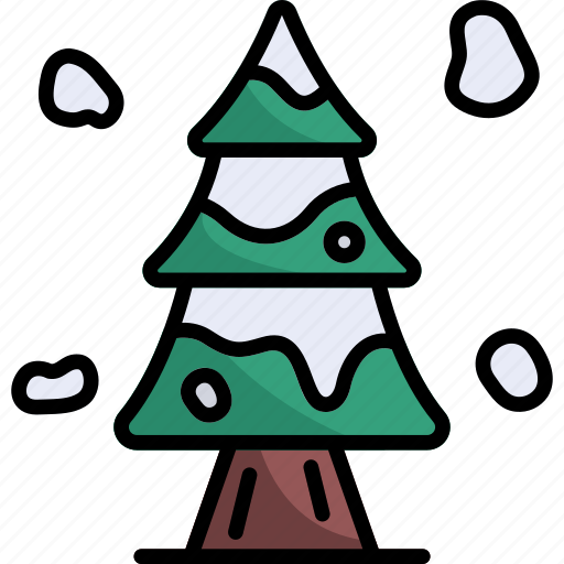 Cold, tree, winter, christmas tree, snow, pine tree, nature icon - Download on Iconfinder
