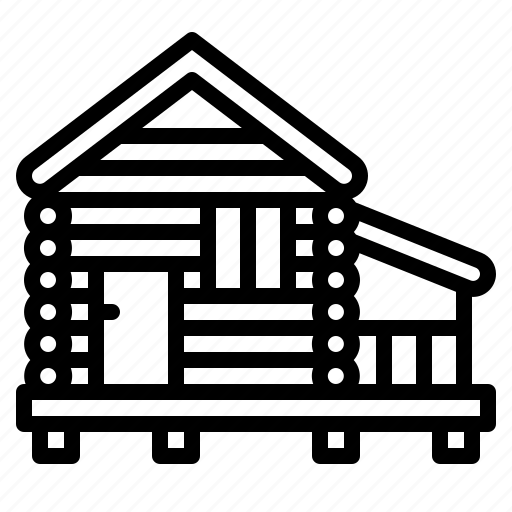 Winter, cabin, house, cottage, home, hut, building icon - Download on Iconfinder