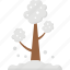 snowfall tree, tree, pine tree, winter 