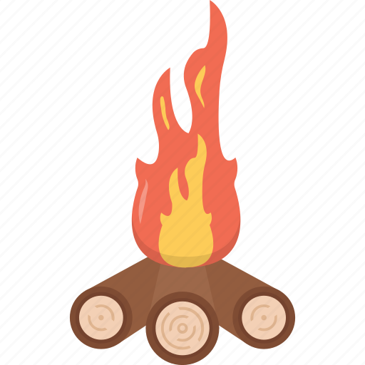 Fire, fire camp, winter, camp icon - Download on Iconfinder
