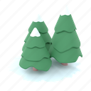 winter, pine tree, snow, snowflake, nature, holiday, event, festive, december 