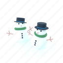 winter, snowman, snowflake, hat, holiday, festive, event, december, ribbon 