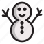cold, holiday, snowman, winter 