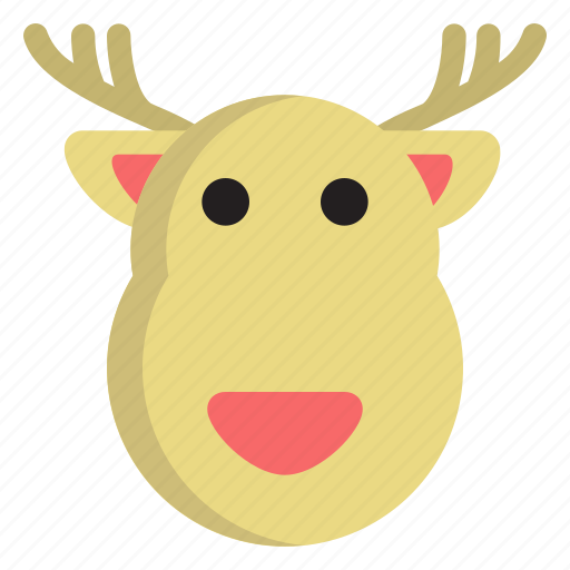 Cold, deer, holiday, reindeer, winter icon - Download on Iconfinder
