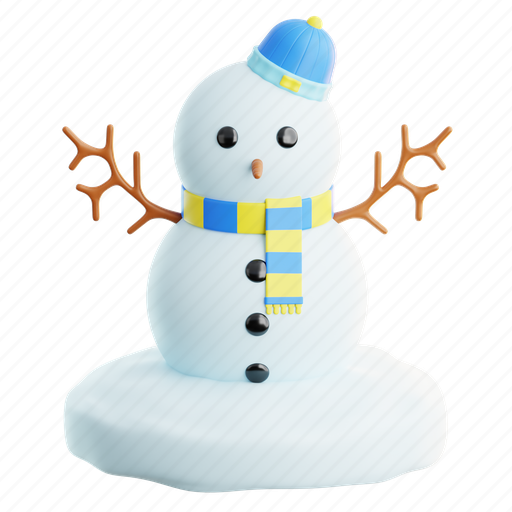 Snowman, christmas, santa, man, clause, xmas, snow 3D illustration - Download on Iconfinder