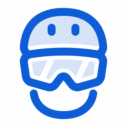 Snowboard, helmet, goggles, equipment, protection, winter icon - Download on Iconfinder