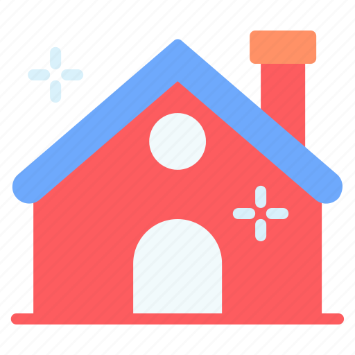 Home, snow, weather, cold, house, snowflake, winter icon - Download on Iconfinder