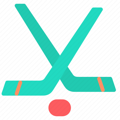 Team sports, hockey, puck, sticks, ice hockey, equipment, sports and competition icon - Download on Iconfinder