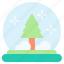 christmas, snow globe, snows, ornament, ball, crystal, decoration 