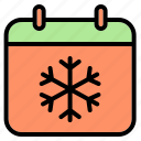 time and date, winter, snowflake, season, calendar, date, cold