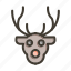 reindeer, animal, winter, wildlife, mammal 