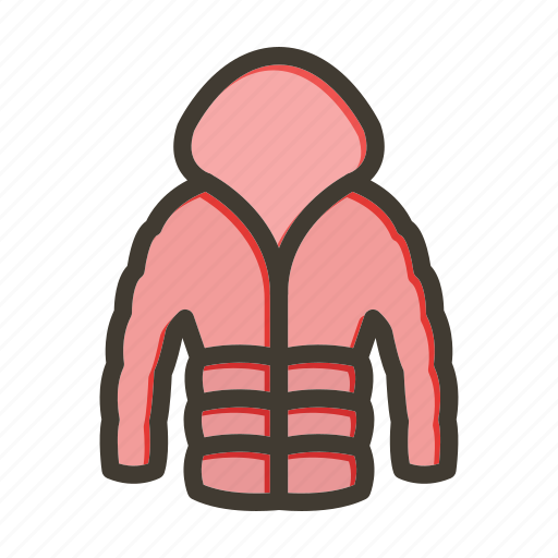 Puffer coat, jacket, winter, snow, overcoat icon - Download on Iconfinder