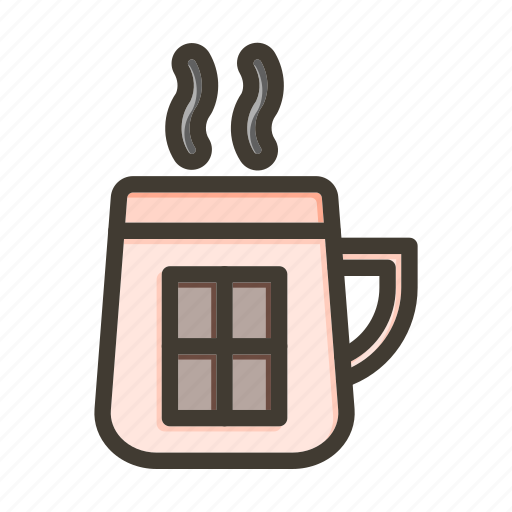 Hot, chocolate, drink, beverage, cup, coffee, food icon - Download on Iconfinder