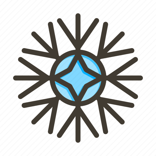 Snowflake, snow, flake, cold, forecast icon - Download on Iconfinder