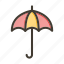 umbrella, rain, sunshade, beach, sun, sea 