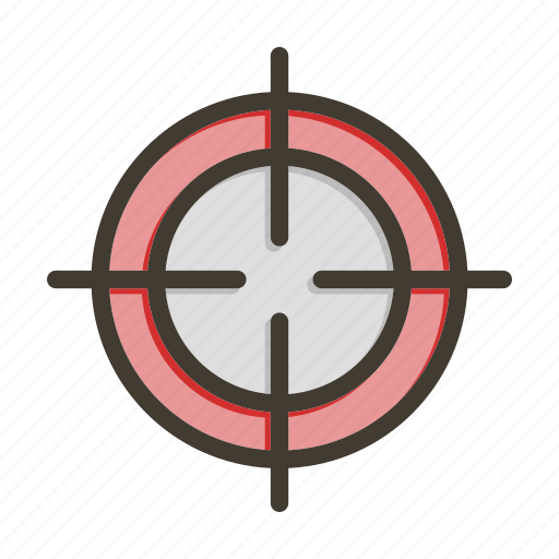 Hunting, sniper, circle, shoot, target, weapon, cross icon - Download on Iconfinder