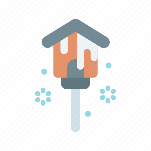 Bird, house, birdhouse, winter, snow icon - Download on Iconfinder