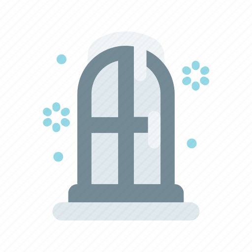 Snow, christmas, decoration, holiday, window icon - Download on Iconfinder