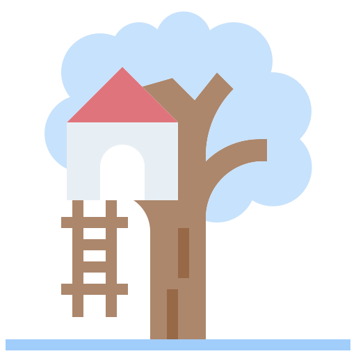 Buildings, construction, home, house, property, tree icon - Free download