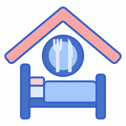 Bed, breakfast, hotel, sleep icon - Download on Iconfinder