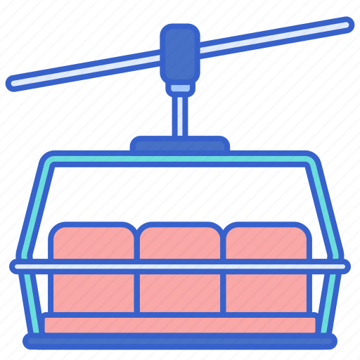 Cable car, chairlift, ski lift, transport icon - Download on Iconfinder