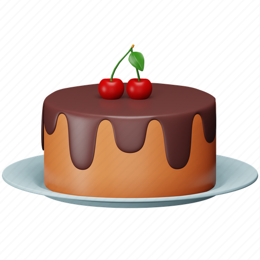 Pudding, cake, winter, sweet, dessert, baking, celebration 3D illustration - Download on Iconfinder