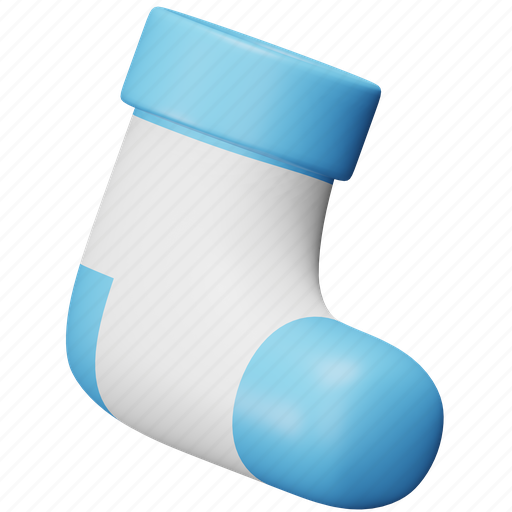 Socks, winter, gift, fashion, cold, feet, clothes 3D illustration - Download on Iconfinder