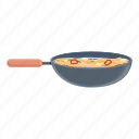 wok, food, hot, pan