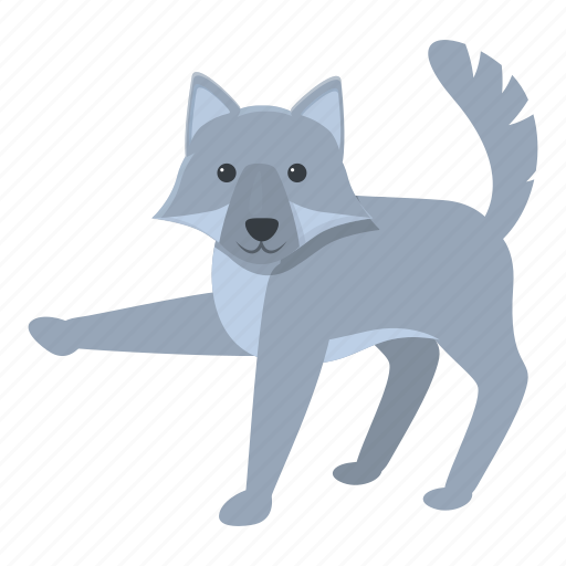 Wolf, showing, dog, face icon - Download on Iconfinder