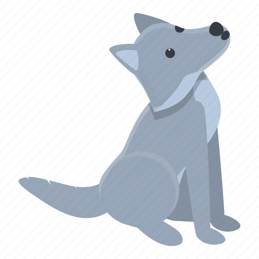 Grey, wolf, wildlife, mammal icon - Download on Iconfinder