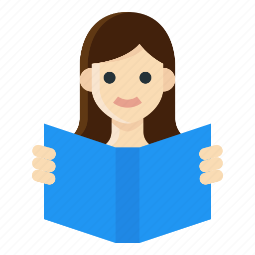 Activity, book, leisure, lifestyle, read, reading, woman icon - Download on Iconfinder