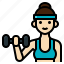 activity, fitness, gym, healthy, lifestyle, weight, woman 