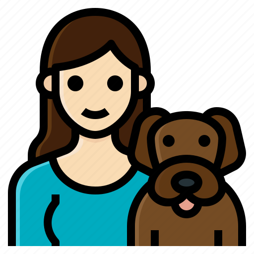 Activity, dog, friendship, happiness, lifestyle, pet, woman icon - Download on Iconfinder