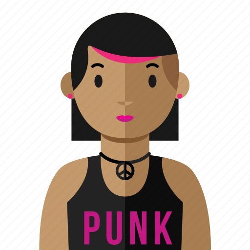 Avatar, music, punk, rock, woman icon - Download on Iconfinder