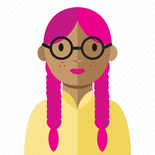 Avatar, geek, nerd, smart, woman icon - Download on Iconfinder