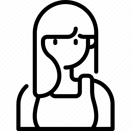 Avatar, female, girl, profile, user, woman icon - Download on Iconfinder