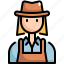 avatar, cap, girl, hat, profile, user, woman 