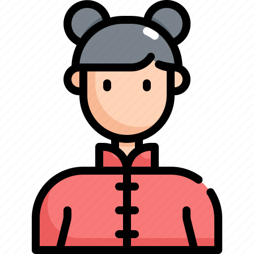 Avatar, chinese, girl, profile, user, woman icon - Download on Iconfinder