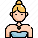 avatar, dress, fashion, girl, profile, user, woman