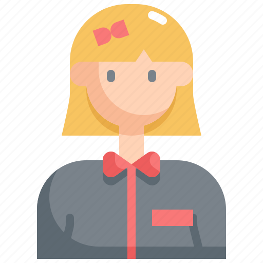 Avatar, girl, profile, ribbon, user, woman icon - Download on Iconfinder