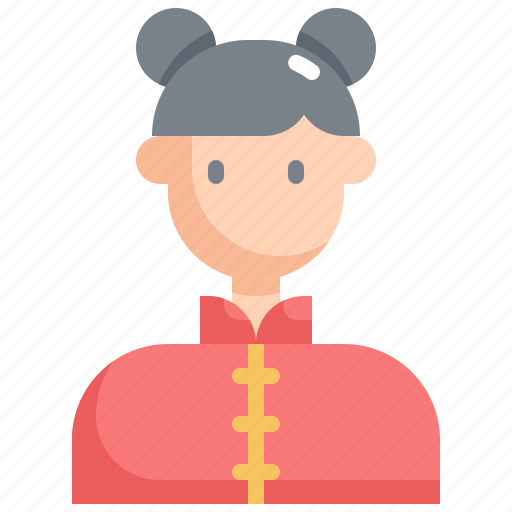 Avatar, chinese, girl, profile, user, woman icon - Download on Iconfinder