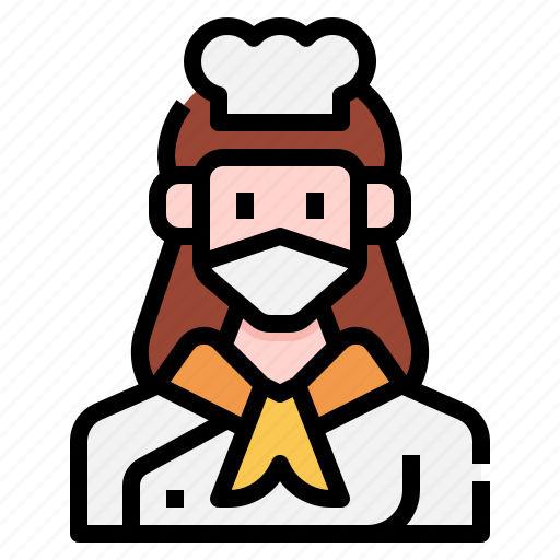 Avatar, chef, mask, medical, people, user, woman icon - Download on Iconfinder