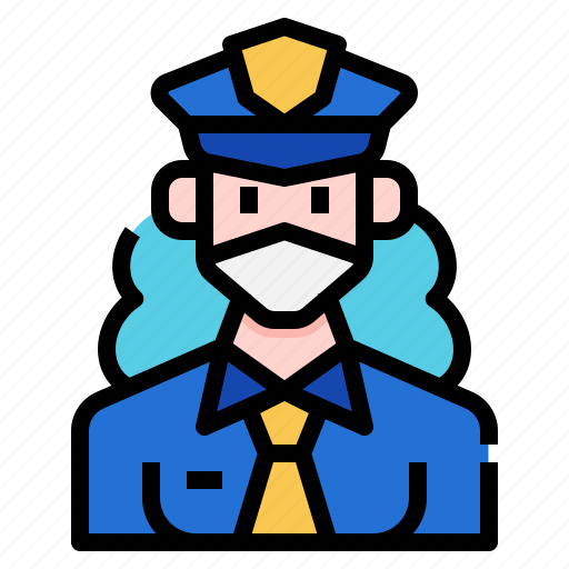 Avatar, mask, medical, people, police, user, woman icon - Download on Iconfinder